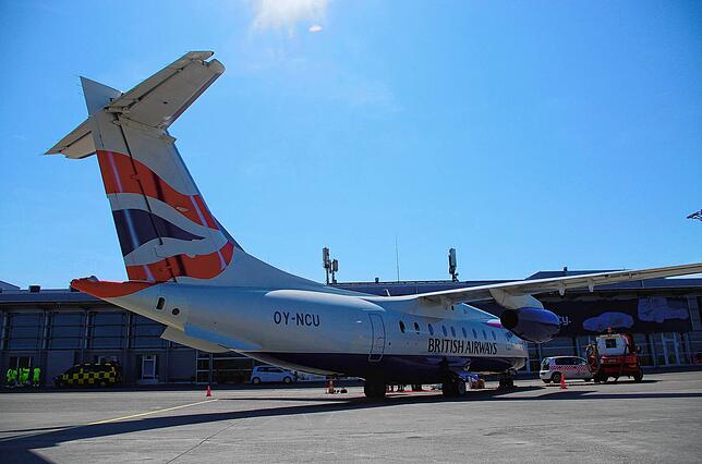 Die unter der Flagge der British Airways fliegenden Maschinen von Sun Air werden am Flughafen Friedrichshafen nicht mehr landen.