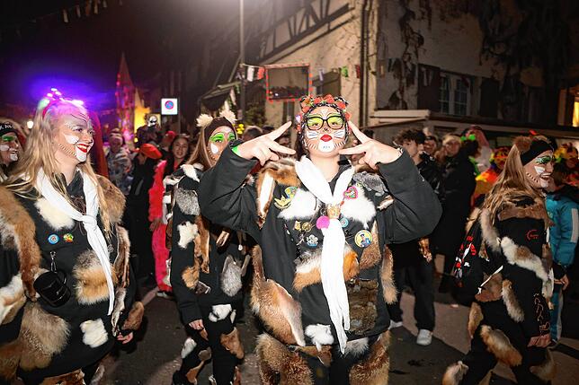 Bild 20: Die schönsten Bilder vom Nachtumzug in Möggingen 2025: 30 Gruppen im närrischen Treiben