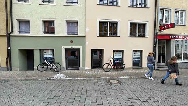 In der Neugasse in Konstanz reihen sich schon die Leerstände.