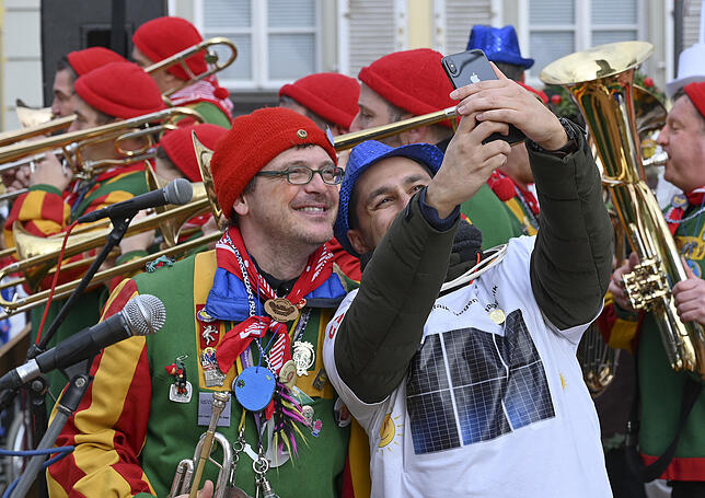 Bild 2: Bilder von der Machtübernahme in Radolfzell auf dem Marktplatz