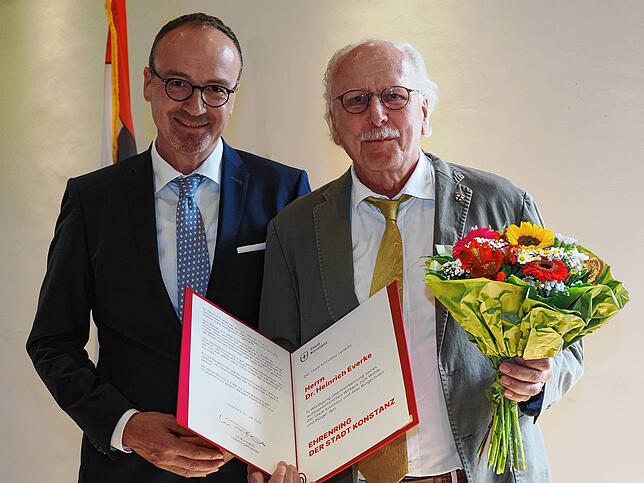 OB Uli Burchardt und Heinrich Everke.