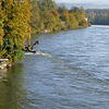 Der Rhein hat sich wieder gefüllt, zur optimalen Stromerzeugung dürfte aber laut Energiedienst ruhig noch mehr Wasser fließen.