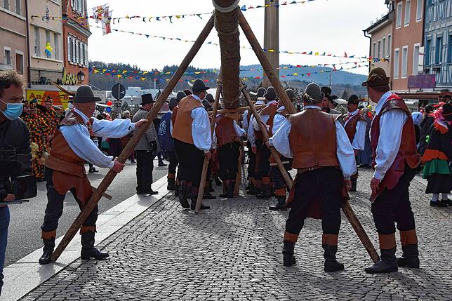 Bild 22: Bilder vom Narrenbaum-Setzen in Stockach Teil 1