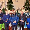 Die Organisatoren (von links) Feuerkünstler Hannes Schwarz, Nikolaus Arnold, Thomas Weisser, Bürgermeister Gallus Strobel und Rainer ...