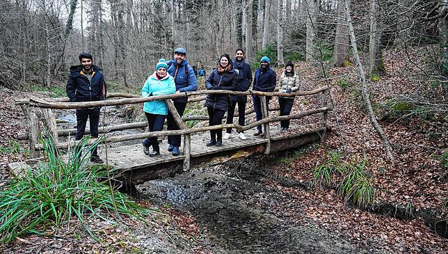 Bild 8: Bilder von der Glühweinwanderung zum Kloster Weppach