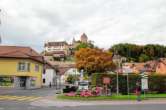 Im Dorf Lucens mit seinem Schloss erinnert heute absolut nichts mehr an das Reaktorunglück von 1969.