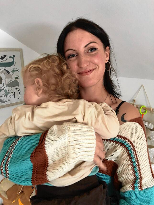 Patricia Barberio hat sich mit ihrer Situation als alleinerziehende Mama arrangiert und inzwischen geht es ihr gut damit.