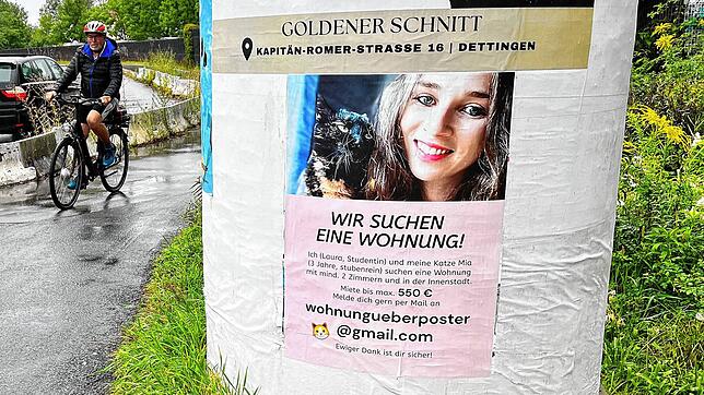 Mit dieser Plakat-Aktion hat ein Immobilienportal versucht, Aufmerksamkeit zu erregen. Doch die Wohnungssuche unter Studenten zu ...