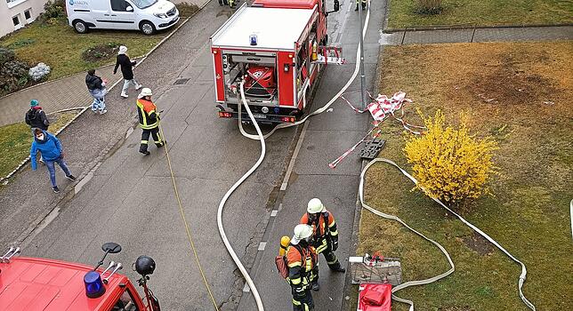 Die Feuerwehren müssen im Notfall schnell vor Ort sein. Das Bild zeigt eine Übung der Gottmadinger Feuerwehr.