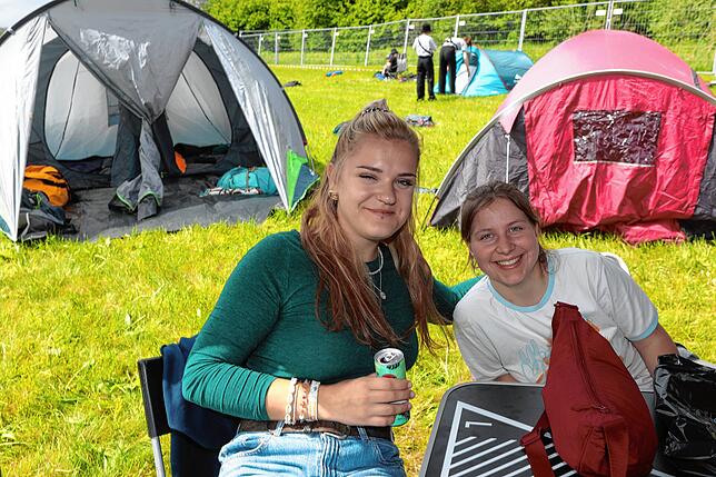 Bild 5: Die Camper sind da und stimmen sich aufs Campus-Festival 2024 ein