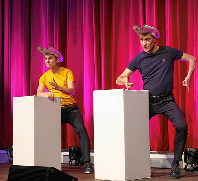 Urkomisch und zauberhaft: Gernot und Wolfram Bohnenberger von „Junge Junge!“.