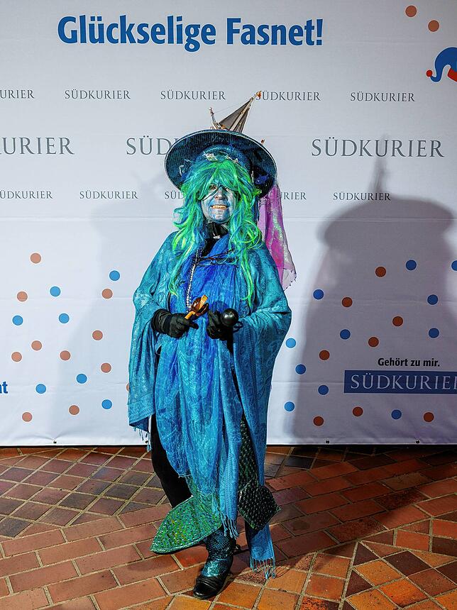 Bild 6: Die Narren im Konzil an der SÜDKURIER-VIP-Wand (Teil 3)