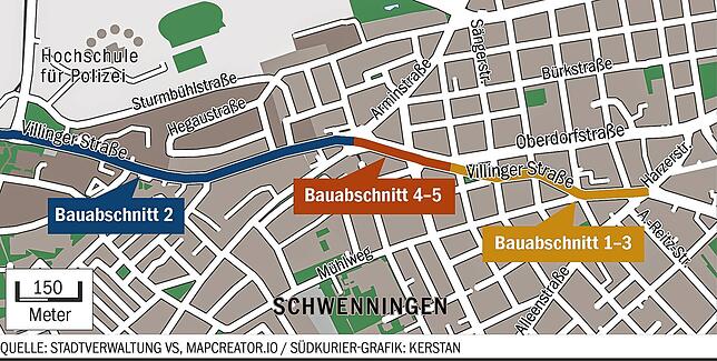 Bild 1: Warum 4,5 Millionen Euro für die Sanierung der Villinger Straße fehlen