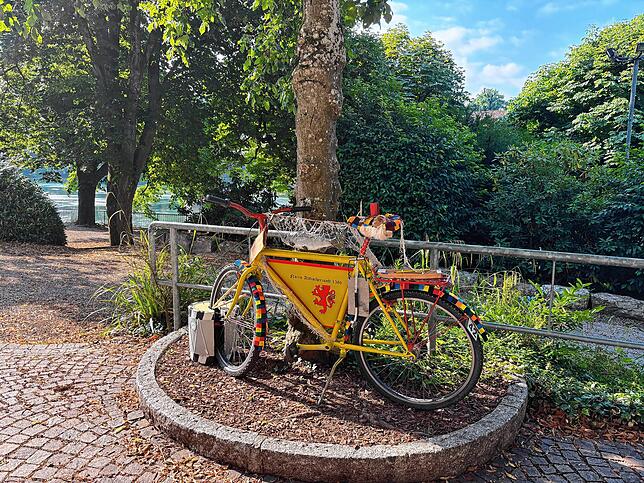 Auch die Narro Altfischerzunft hat ein Fahrrad beigesteuert.