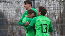 Punkt gerettet: Leon Groß (oben auf unserem Archivfoto) traf für den SV Unteralpfen zum 2:2-Endstand beim SV Rheintal.