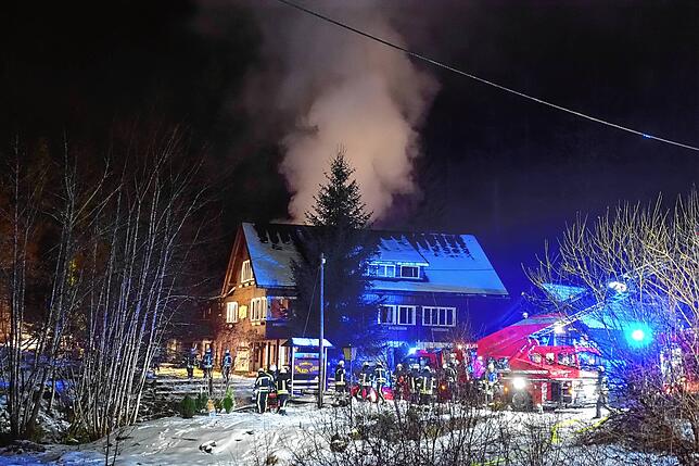 Bild 30: Brand im Hotel Walkenmühle in Bonndorf - die Bilder