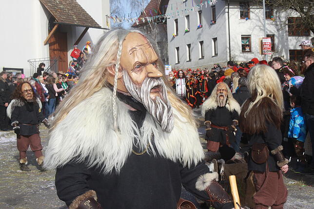 Bild 28: Bilder vom Narrentreffen zum 40. Jubiläum der Kuhsattler aus Hohenfels