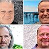 Streiten sich um den Vorsitz bei der AfD Rielasingen-Worblingen-Höri: Die neu gewählten Sprecher Thomas Engelmann (links oben) und ...