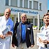 Von links: Jan Kewer, Geschäftsführer Michael Hanke und Nikolas Baur