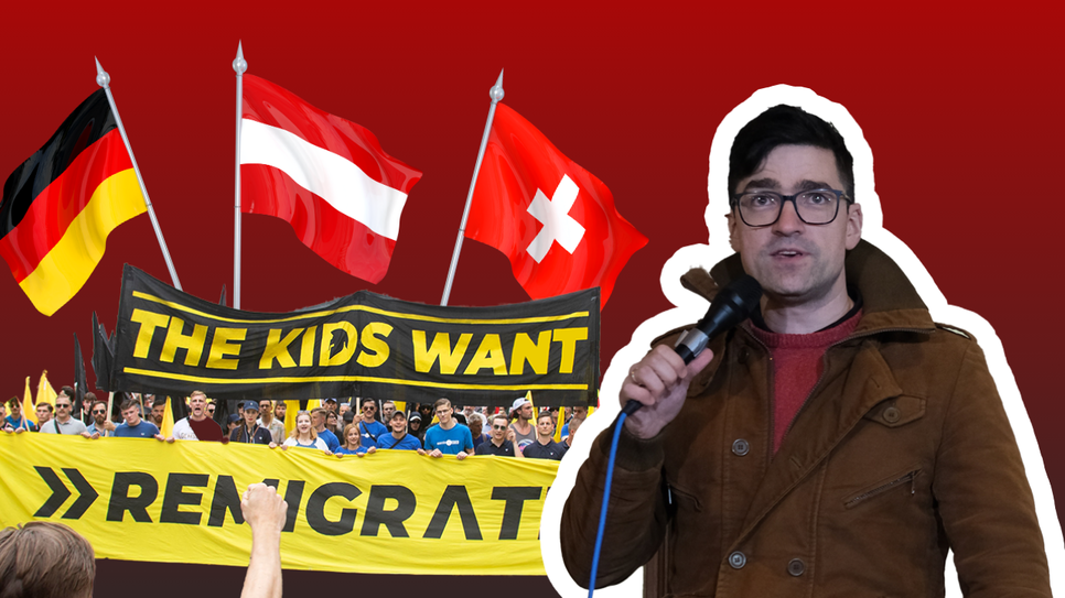 Bild : Wie sich Rechte aus Deutschland, Österreich und der Schweiz vernetzen
