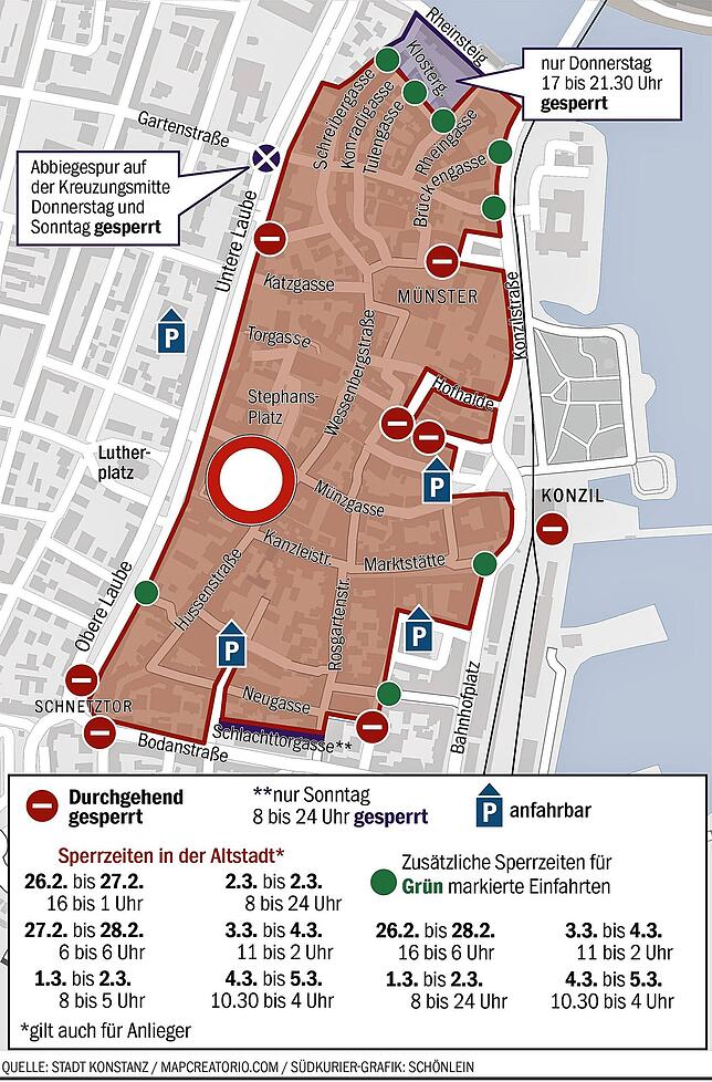 Bild 1: Trotz der Risiko-Lage - Die Konstanzer Fastnacht 2025 findet statt – Stadt verschärft den Sicherheitsplan