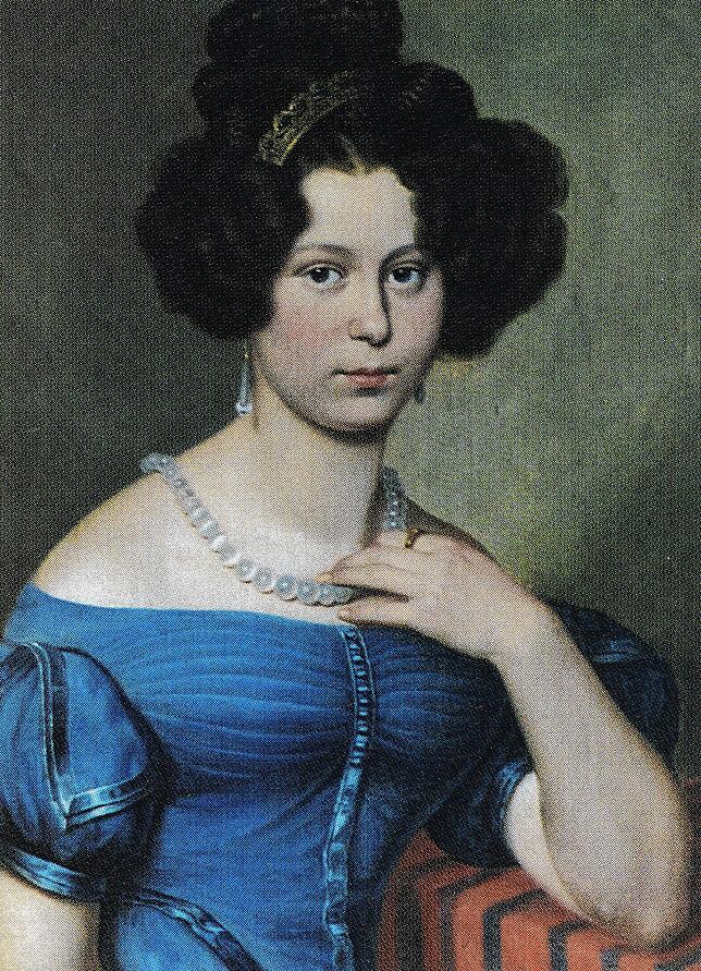 Thekla Maria Auguste Freifrau von Schönau-Wehr (1813-1893), Ehefrau Adolfs von Schönau.