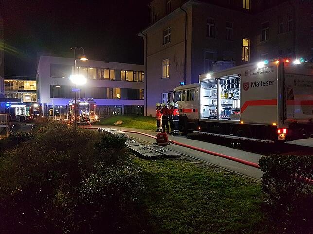 Bild 1: Bilder: Brand im Klinikum Konstanz