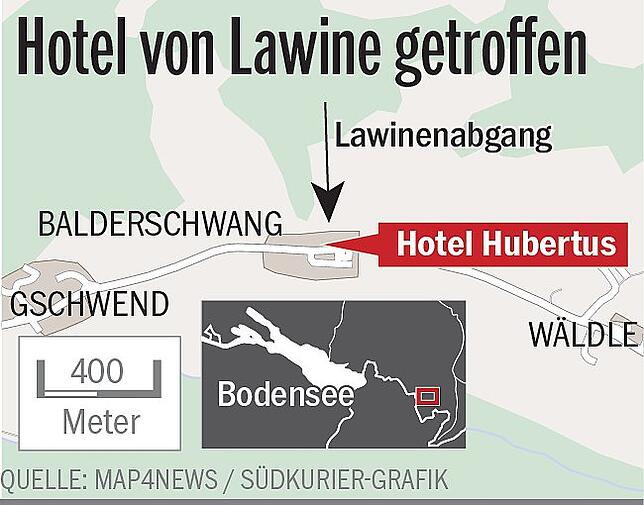 Bild 4: Kein Fortkommen aus Balderschwang: Singener Familie sitzt nach Lawinenabgang im Allgäu fest