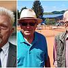 Siegfried Maier (von rechts) und Edgar Walter vom TC Stockach sehen die Haftstrafe für Boris Becker als schlimme Härte für ihr Tennis-Idol.