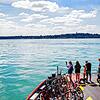 Wer am Bodensee ist, will Schiff fahren, hier die Fähre Konstanz – Meersburg. Mit ein bisschen Geschick ist sogar das ohne Zusatzkosten ...