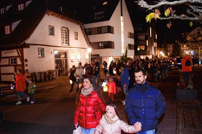 Bild 14: Laternenumzug am Martinstag durch Immenstaad