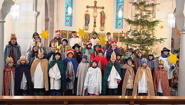 31 Jungen und Mädchen waren als Sternsinger in Buch, Birndorf und Birkingen unterwegs.