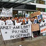 Im April 2019 streikten am Klinikum Ärzte wegen der Belastung.