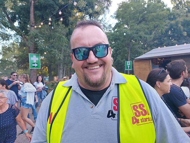 Die Security-Mitarbeiter haben einen großen Anteil daran, dass in Konstanz bei Seenachfest bis zum Abend alles reibungslos klappt.