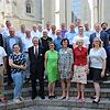 Gruppenbild des neuen Gemeinderats von Überlingen. Vordere Reihe, von links: Walter Sorms, Sonja Straub, Andrej Michalsen, Marga Lenski, ...