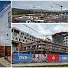 Im November 2020 war auf dem Baugrundstück für das neue Zentralkrankenhaus in Lörrach noch nichts zu sehen (links). Erste ...