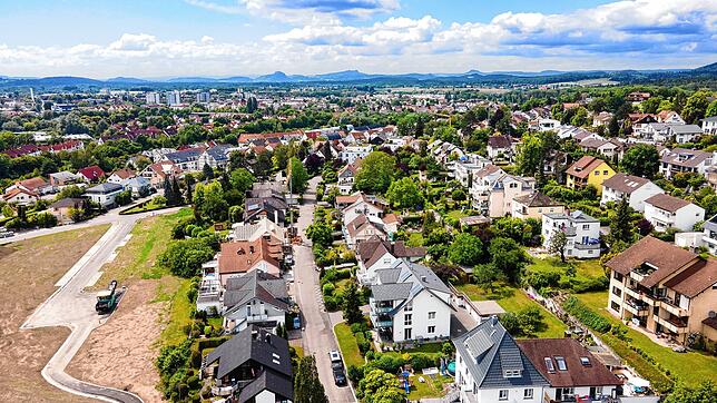 Eine Luftaufnahme des Radolfzeller Viertels Weinburg aus dem Jahr 2020. Bereits im Mittelalter wuchsen hier Weinreben, doch nach dem ...