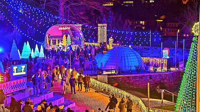 Der Burggarten des Triberger Weihnachtszaubers im vergangenen Jahr. Immer wieder haben die Veranstalter viel Geld investiert, um für die ...