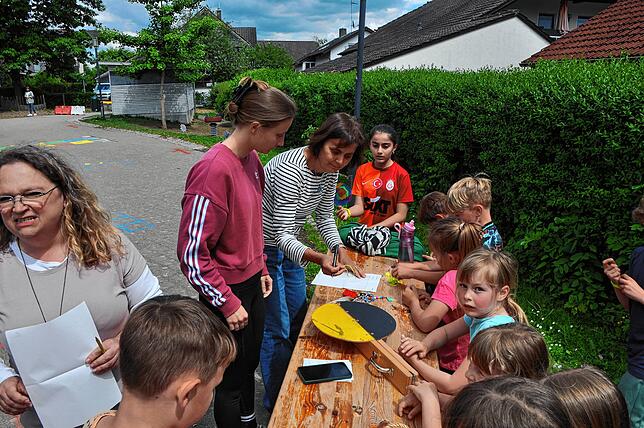 Bild 15: Bilder vom Sponsorenlauf der Grundschule Leimbach