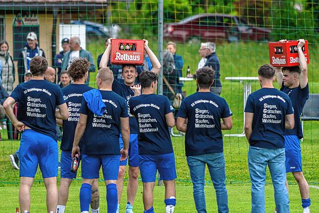 Bild 13: SG Stühlingen/Weizen siegt 5:1 beim FC Geißlingen und feiert den  Meistertitel – wir haben Fotos!