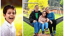 Nach dem Tod des sechsjährigen Sami (links) sind Ümit, Sema und Hafize Beytur (von links) zur Reha für verwaiste Familien in der ...