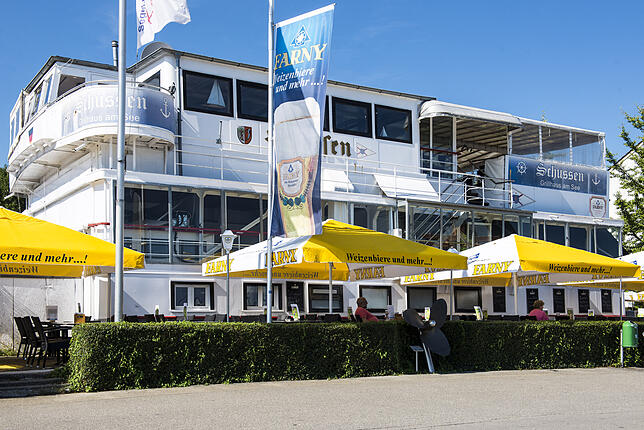 Die Motorfähre „Schussen“ transportierte von 1929 bis 1983 auf der Fährlinie zwischen Friedrichshafen und Romanshorn ...