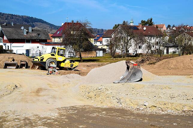 Bild 7: Bilder von der Erschließung des Neubaugebiets Kapellenäcker
