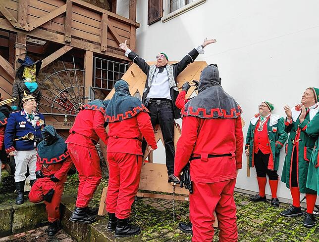 Bild 2: Das Narrengericht in Tiengen hat getagt &ndash; hier sind die Bilder