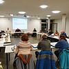 Der Rickenbacher Gemeinderat an einer Sitzung, die im Frühjahr 2023 ausnahmsweise nicht im Rathaus, sondern in der Grundschule ...