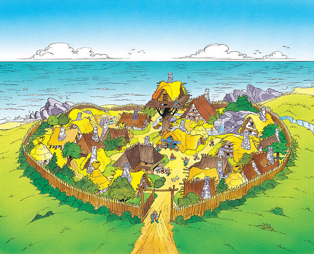 Das Dorf der unbeugsamen Gallier haben die Autoren Albert Uderzo und René Goscinny an der bretonischen Küste angesiedelt.