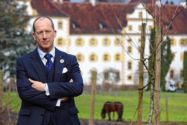 Bernd Westermeyer, Gesamtleiter der Schule Schloss Salem, sagt: „Man muss den Kindern immer wieder die Zuversicht geben, dass man ...