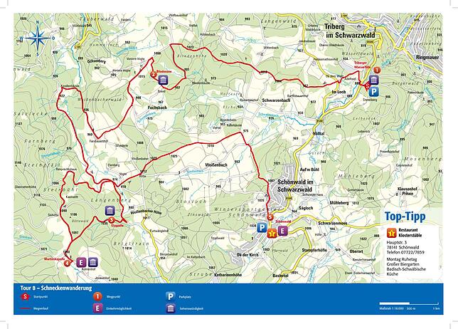 Wandertouren in der Region - Tour 8: Schneckenwanderung Wandertouren in der Region - Tour 8: Schneckenwanderung