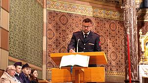 Bild : Floriansmesse mit den Feuerwehrabteilungen des Landkreises