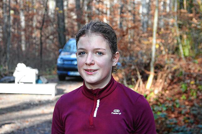 Stark: Leonie Stürzl von der LG Hohenfels siegte auf der Kurzstrecke.